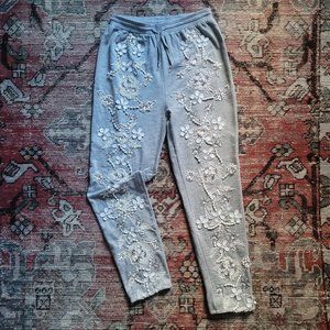 Starry Eyed Embellished Sweatpants (Size S)